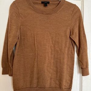 J. Crew 3/4 sleeve sweater.